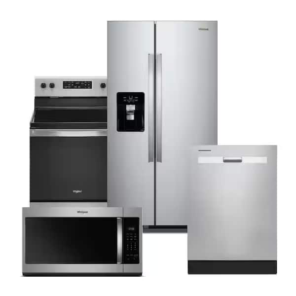 Fridge stove microwave on sale dishwasher combo